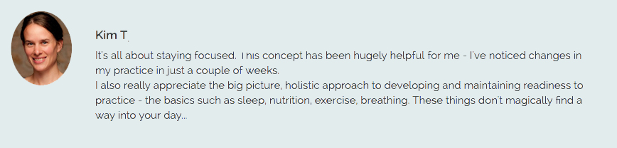 Skill of staying focused