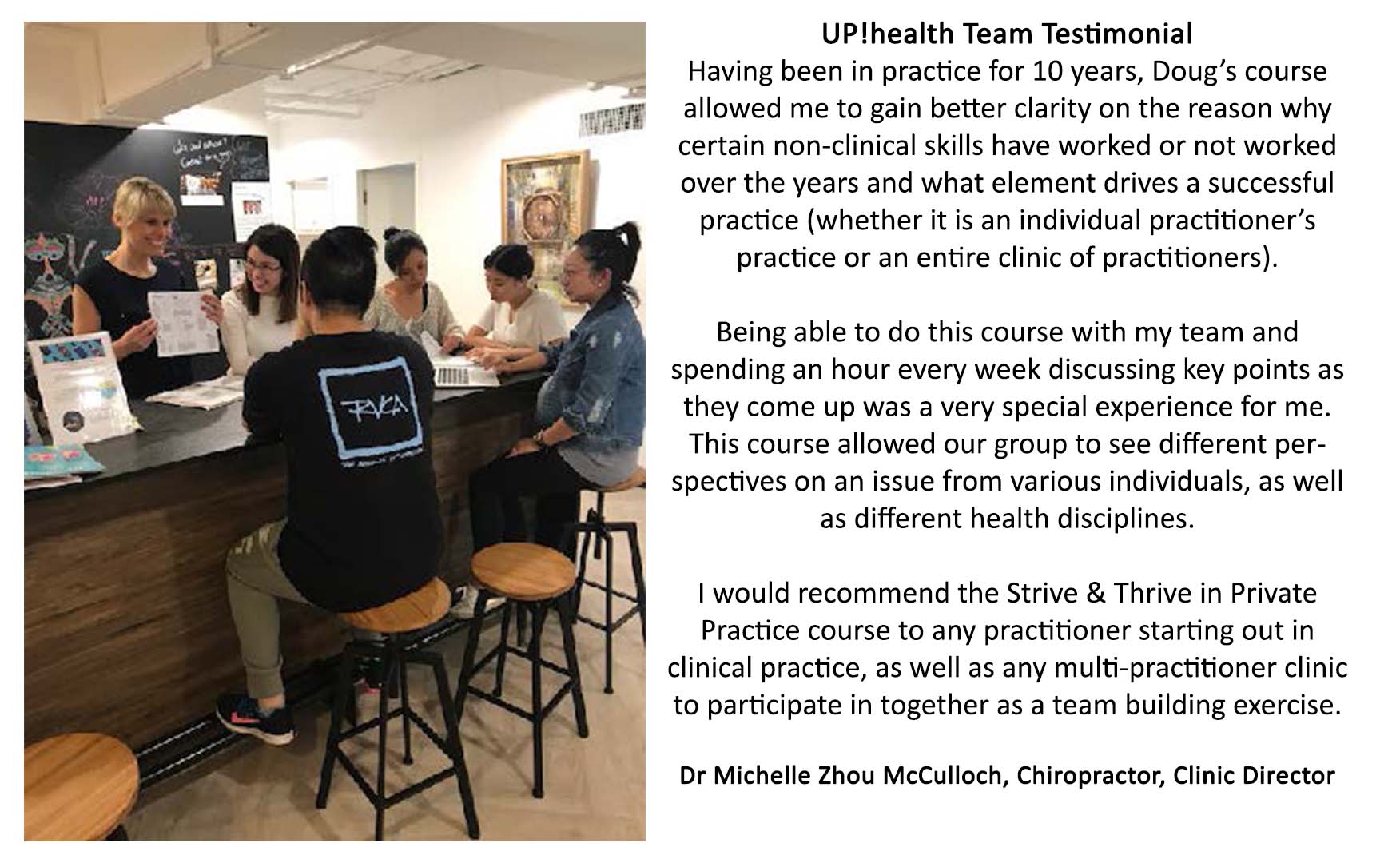 Uphealth testamonial